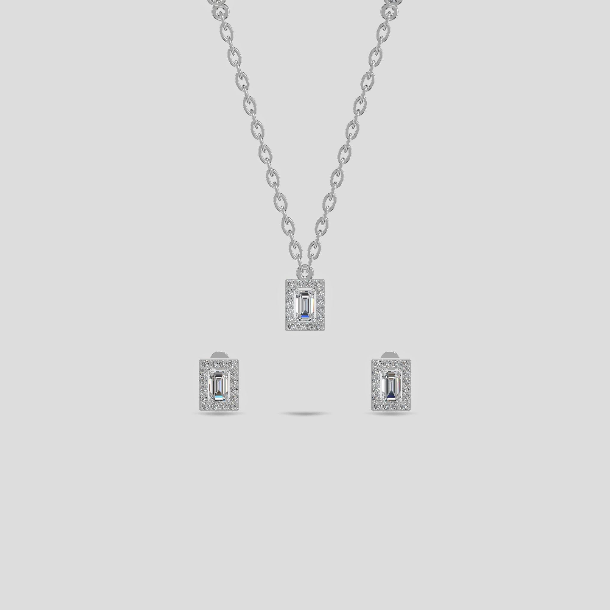 Tri-Node Architectural Chain Set Platinum