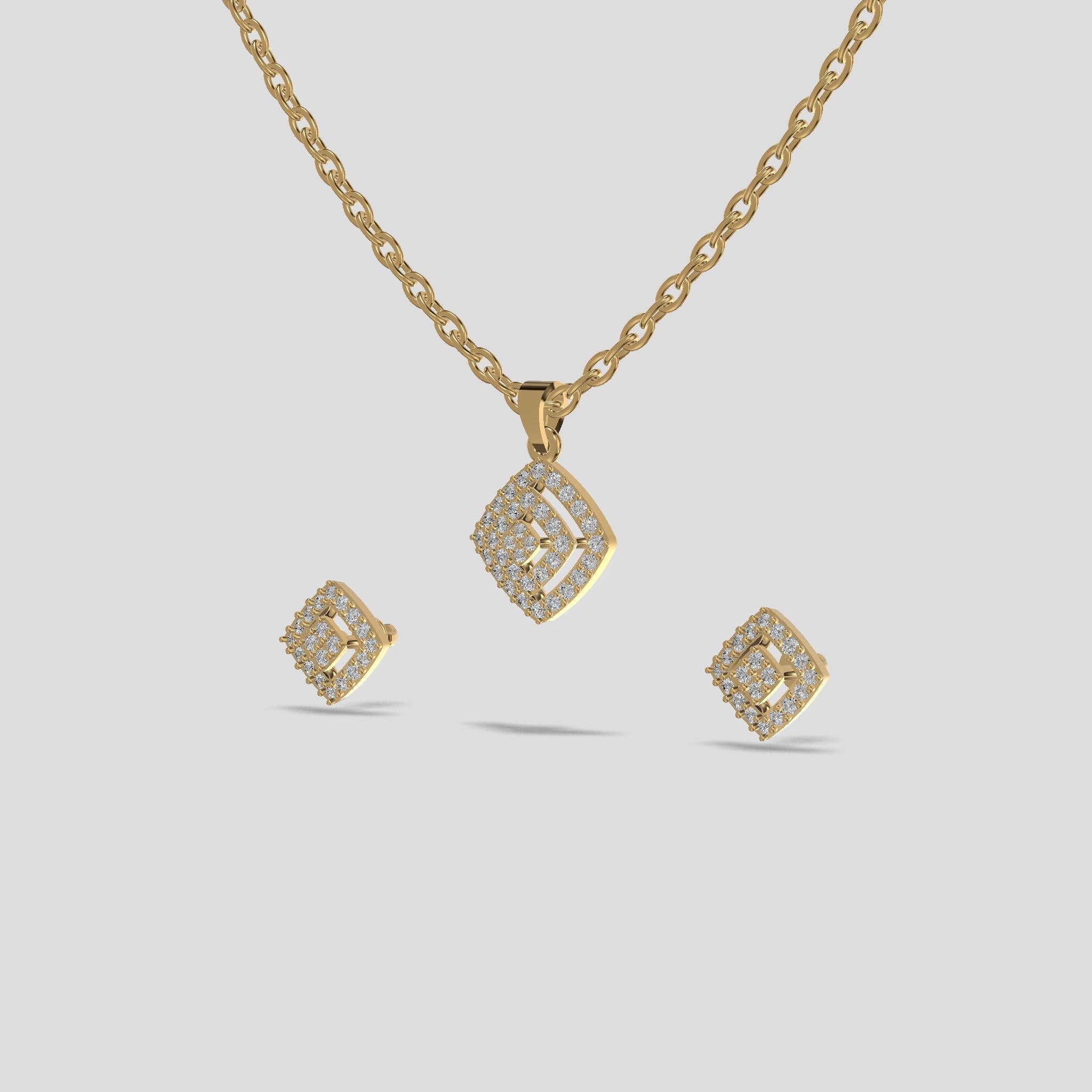 Aurora Sparkle Pendant Set
