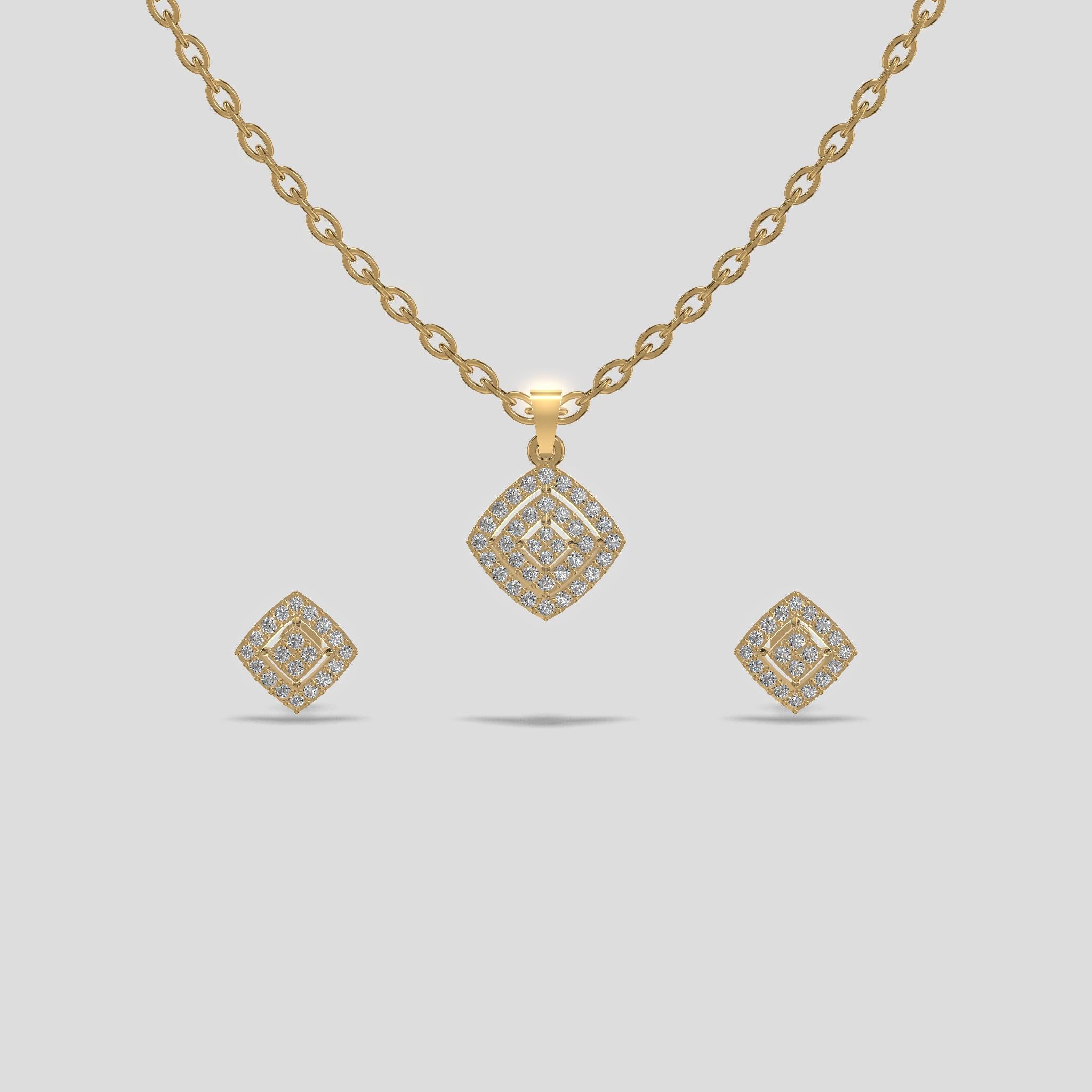 Aurora Sparkle Pendant Set