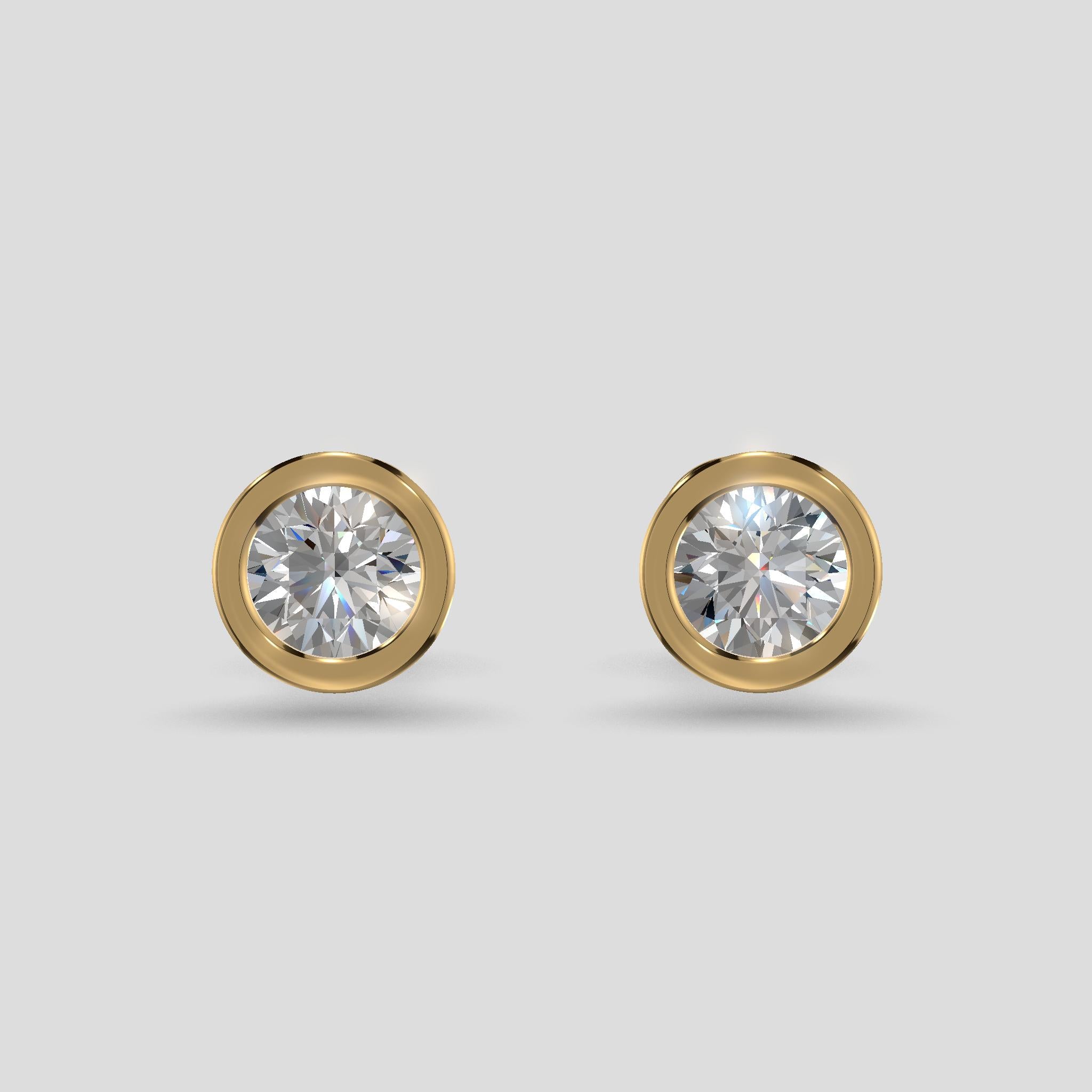 Sapphire Halo Earrings Gold