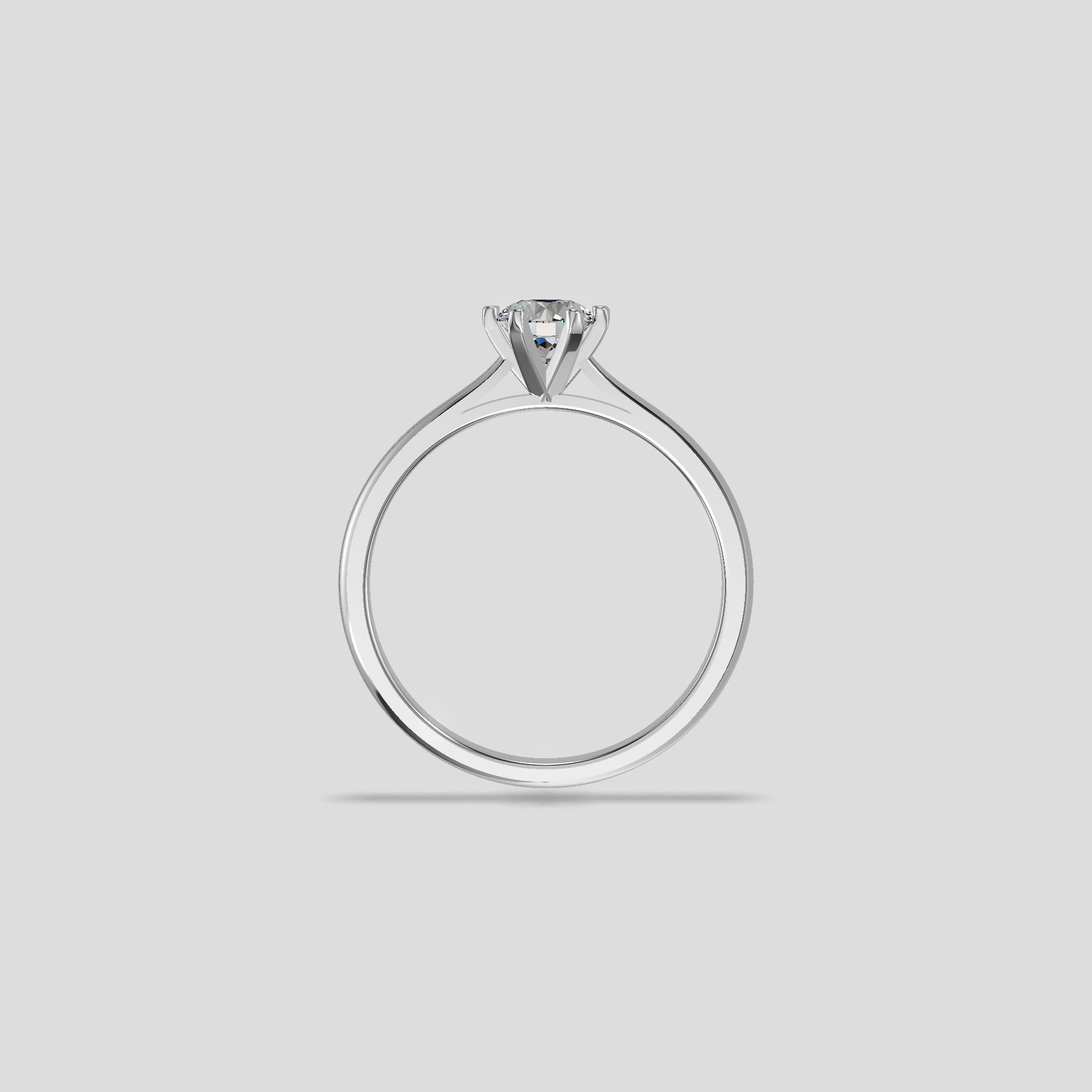 Classic Solitaire Ring Platinum