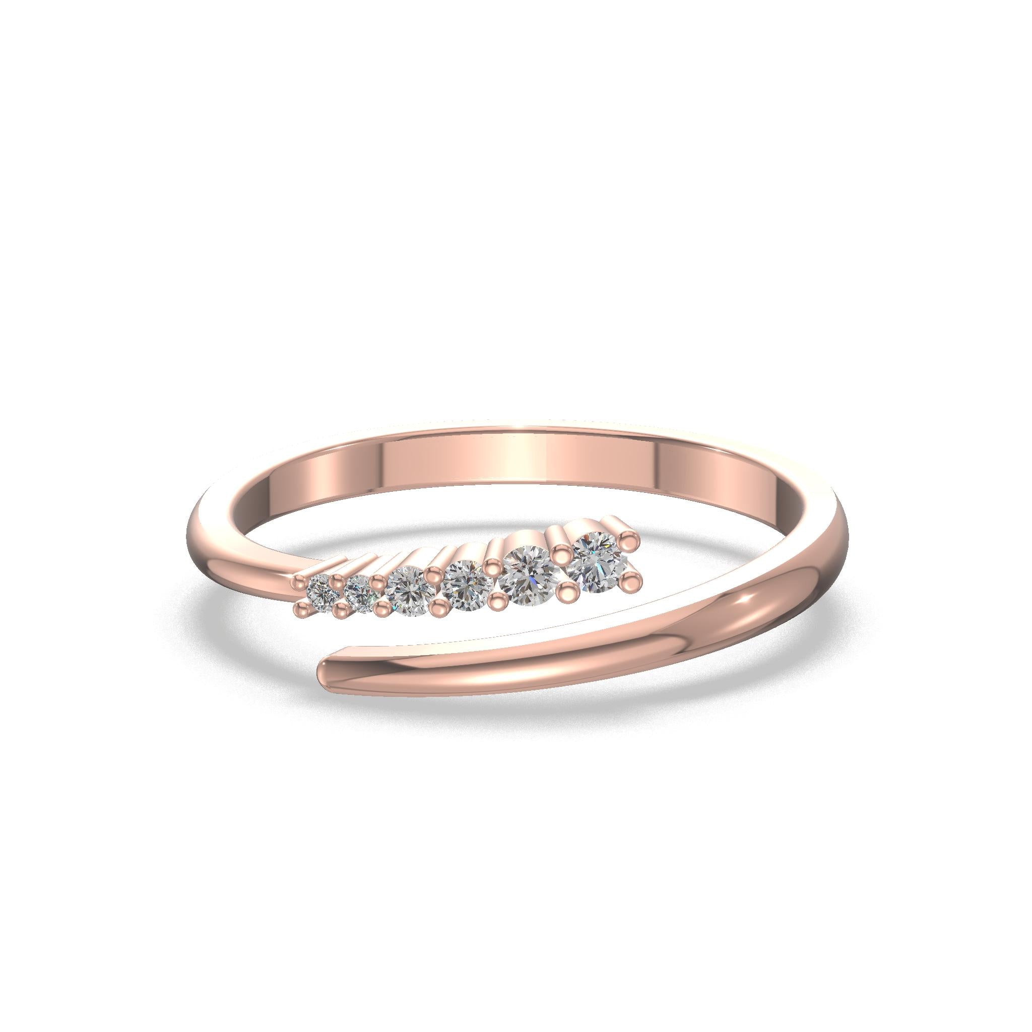Linea Grace Diamond Ring Gold