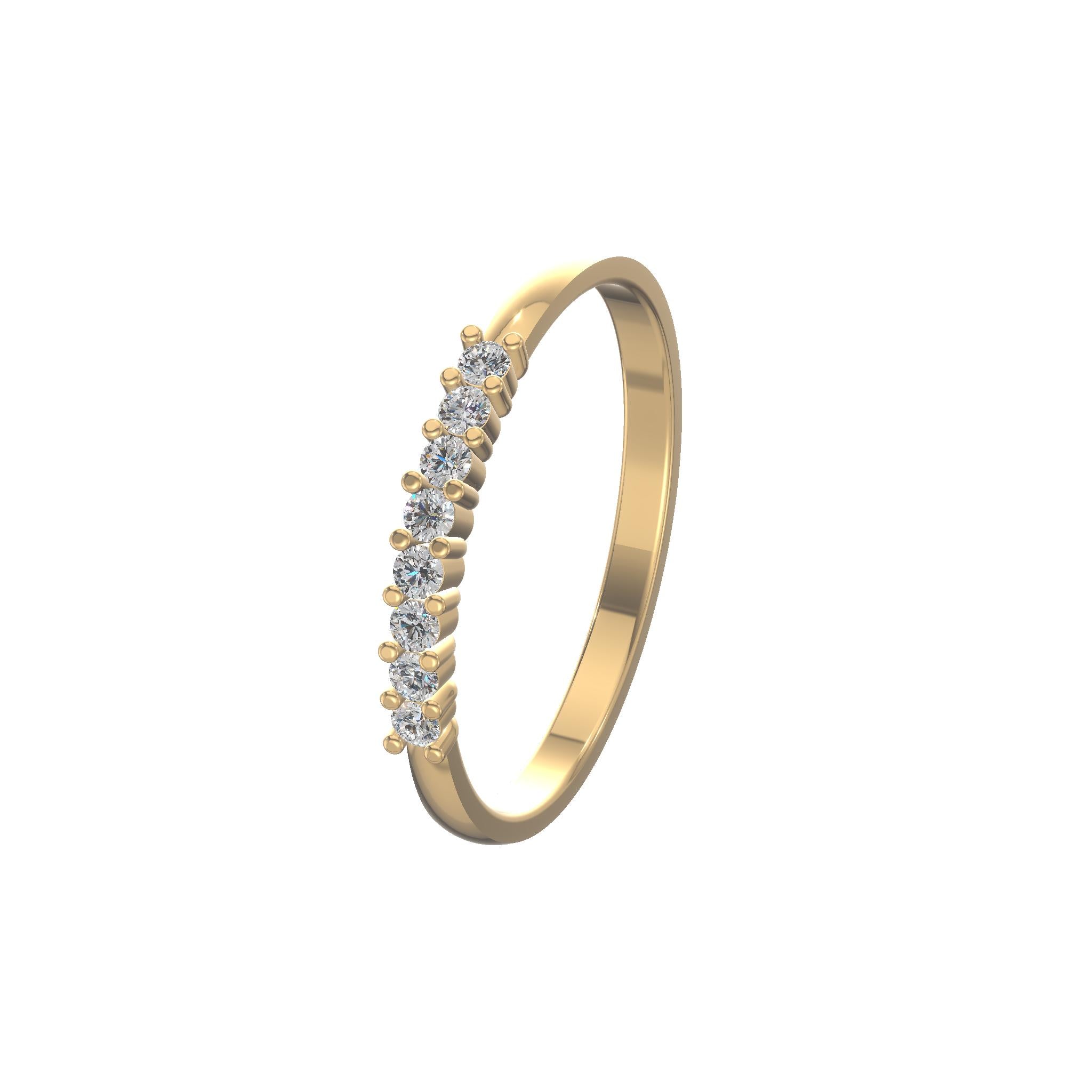 Eternal Grace Diamond Band Gold