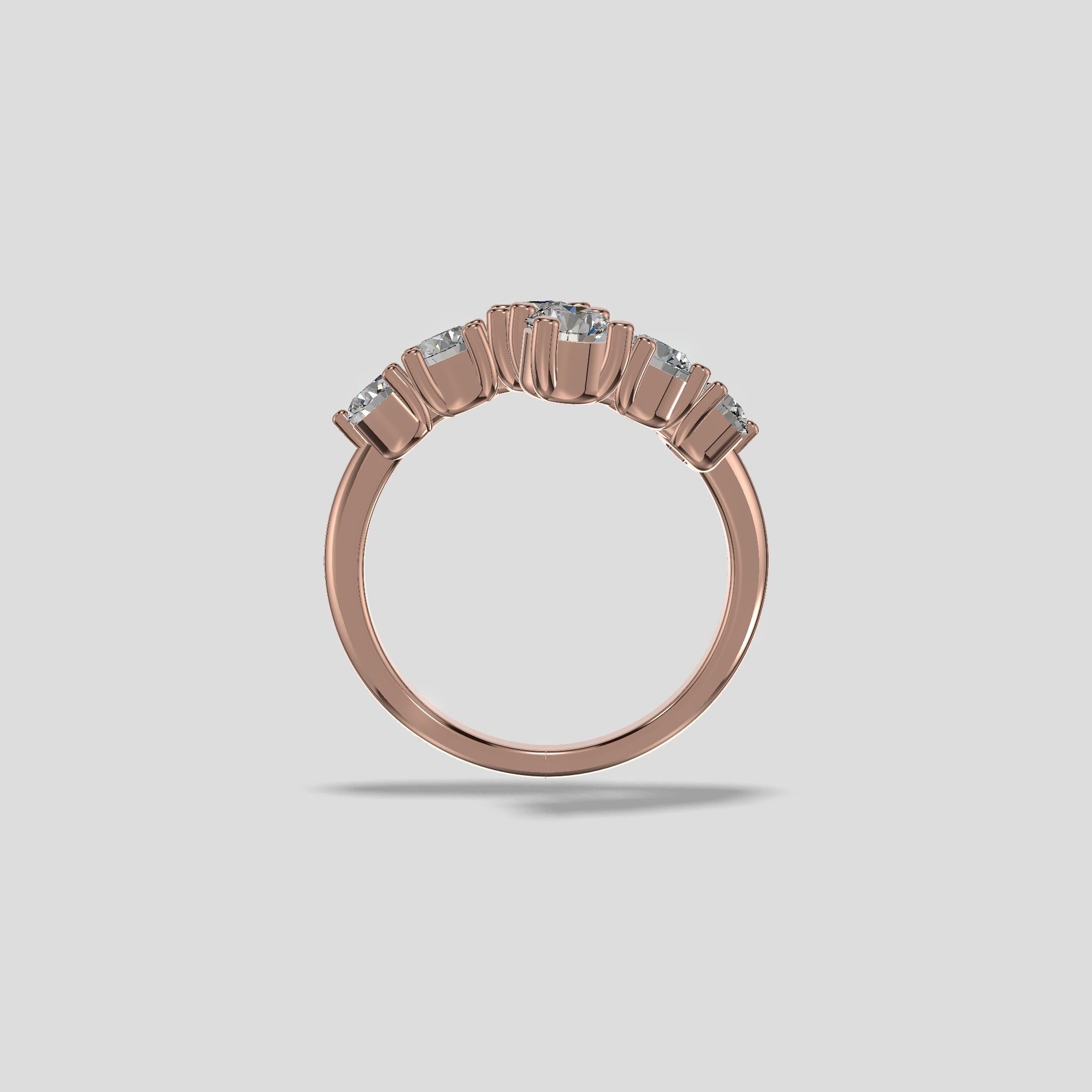 Aurora Cluster Diamond Ring