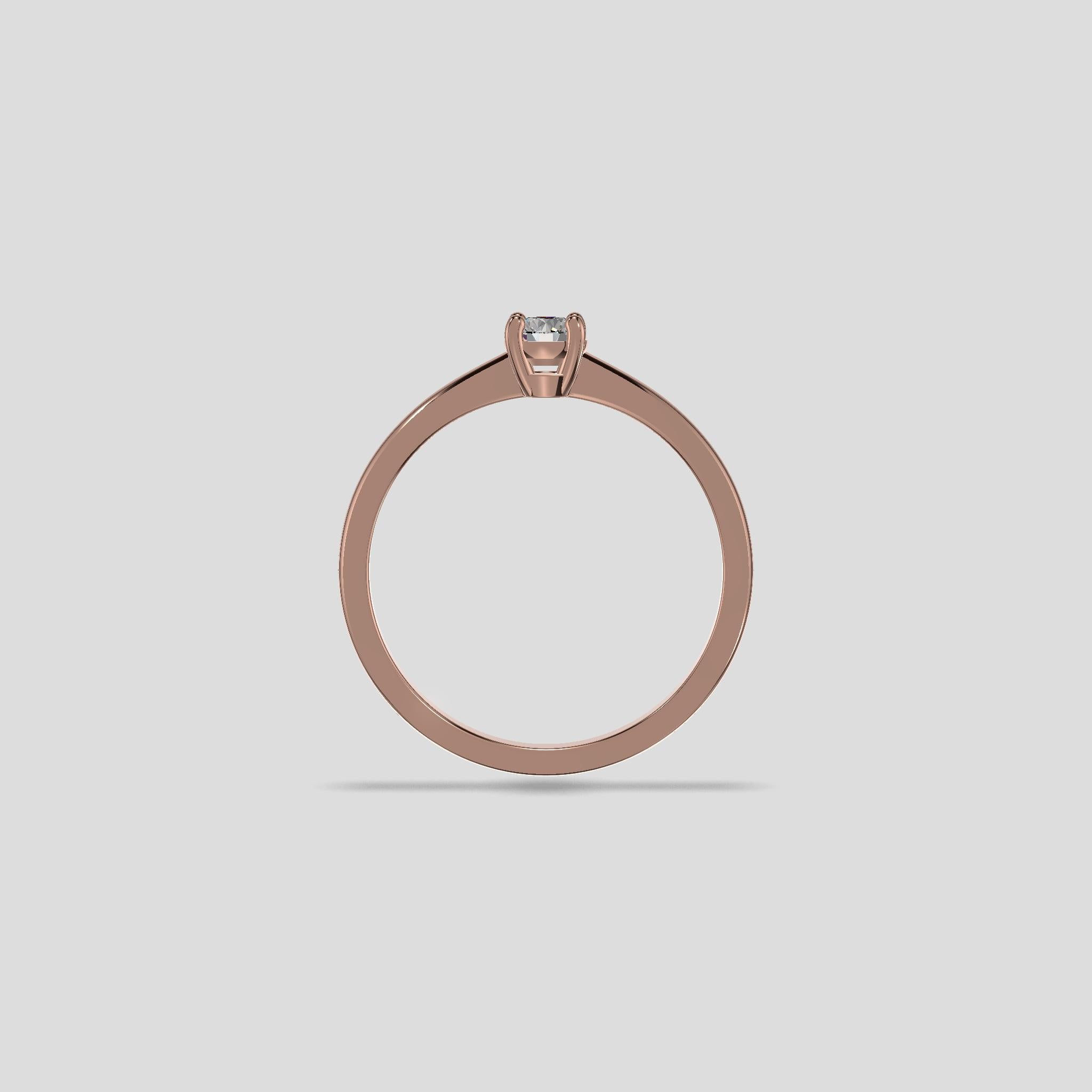 Eterna Solitaire Diamond Ring