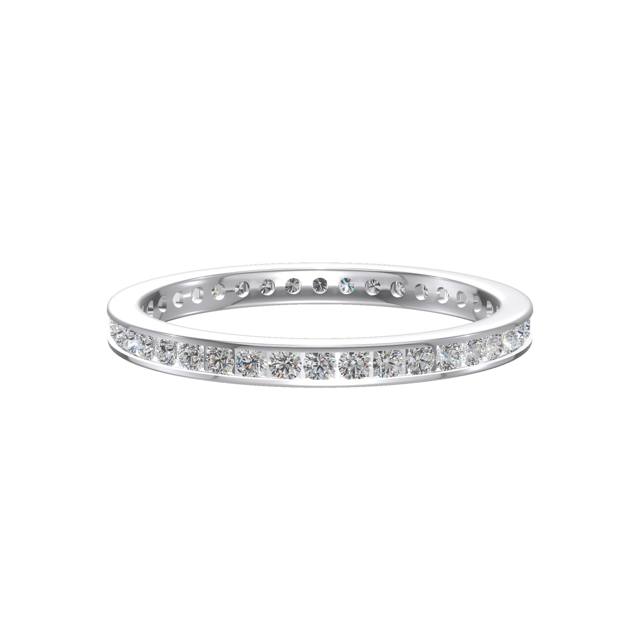 Elegant Eternity Diamond Band Platinum