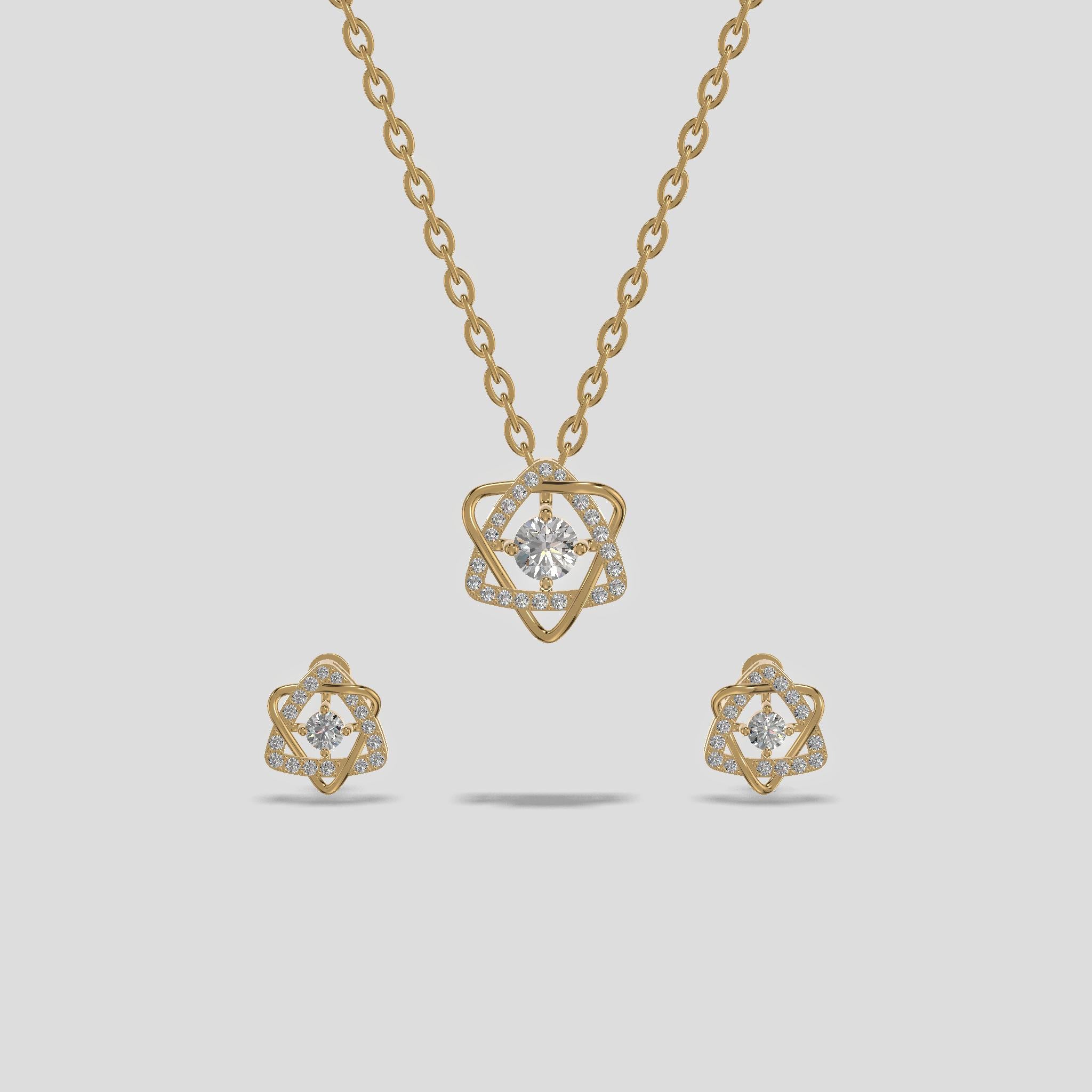 Petal Knot Chain Set