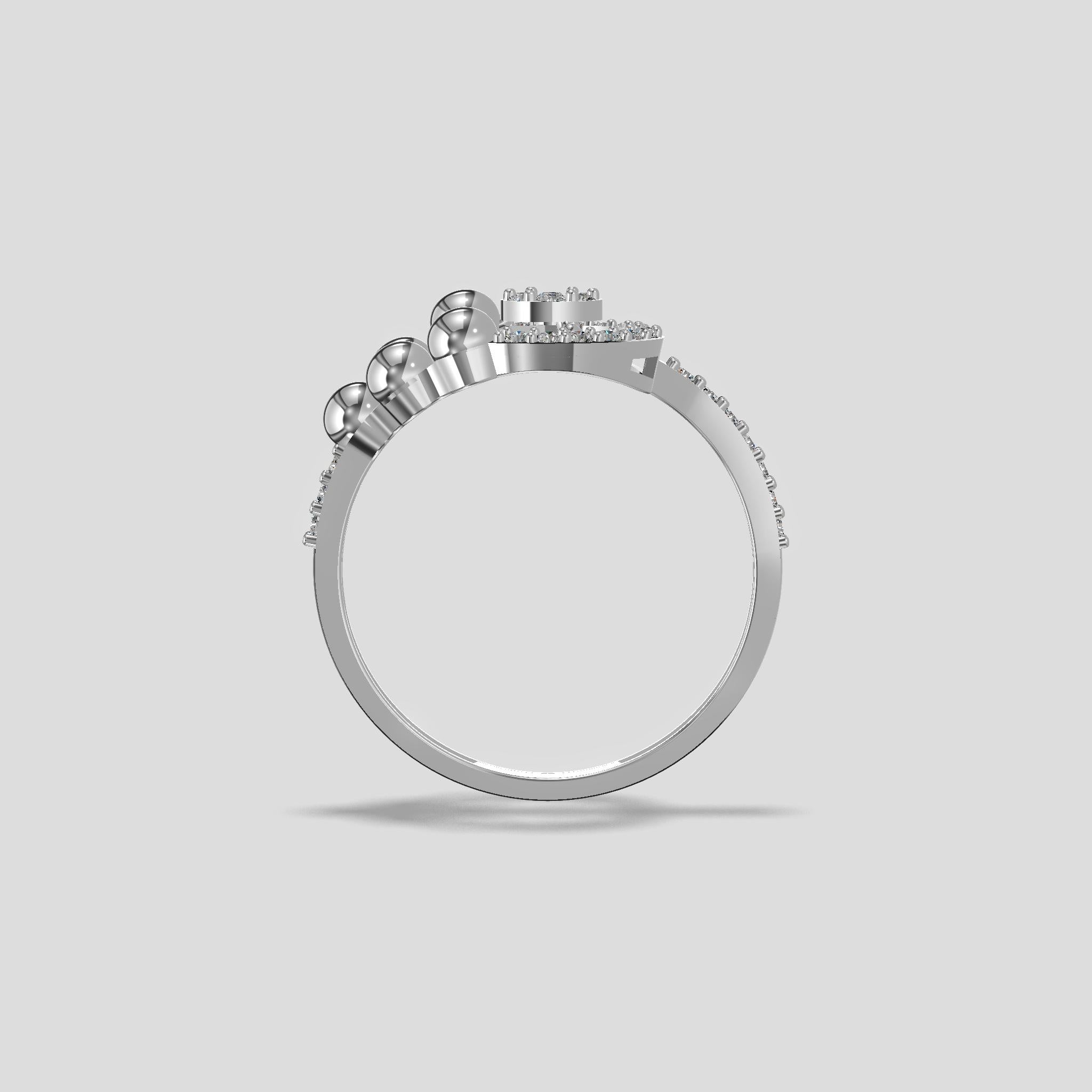 Aurelia Orbit Diamond Ring Gold