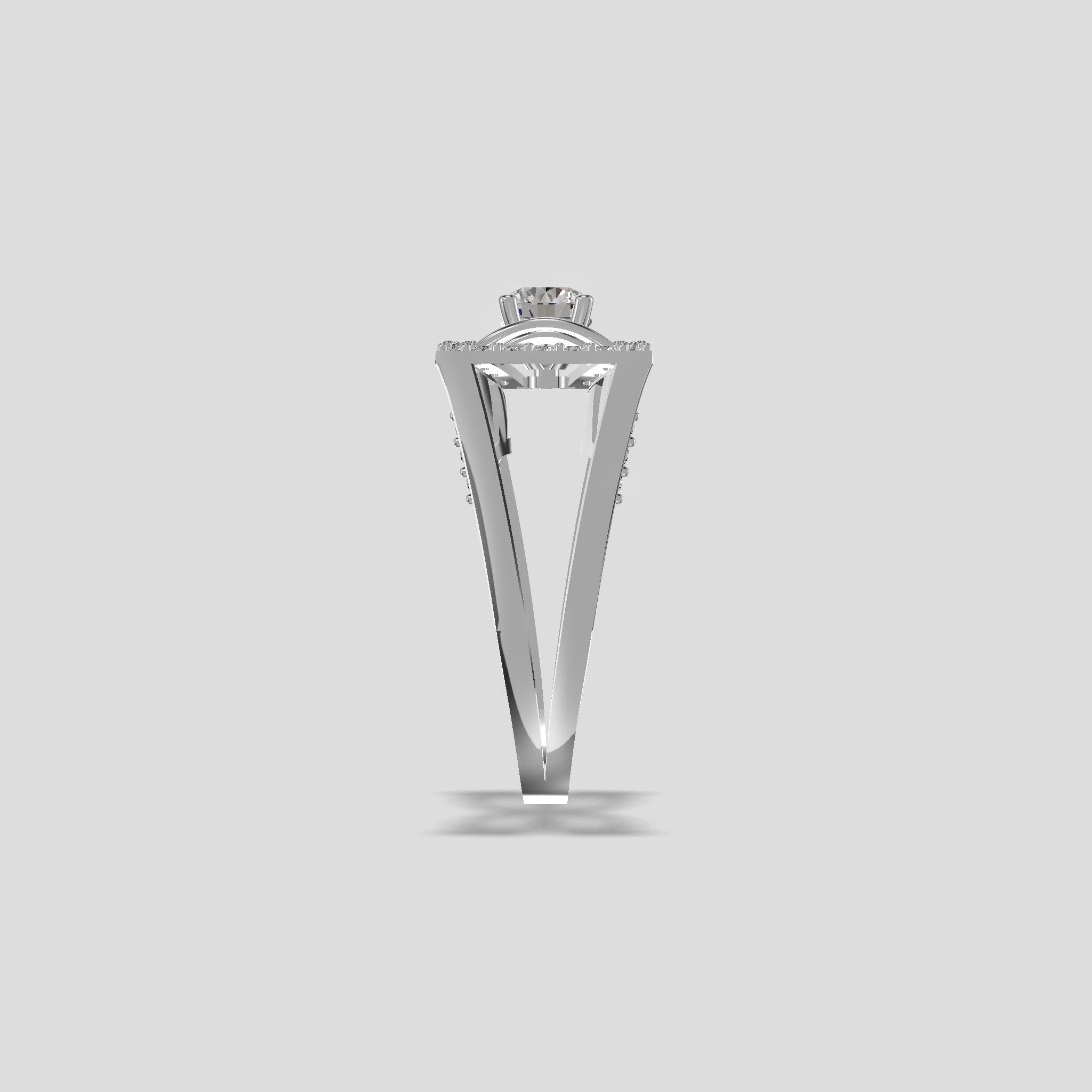 Regalia Bow Diamond Ring Gold