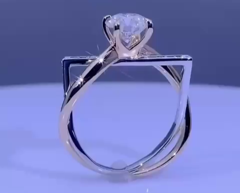 Radiant Whisper Diamond Ring