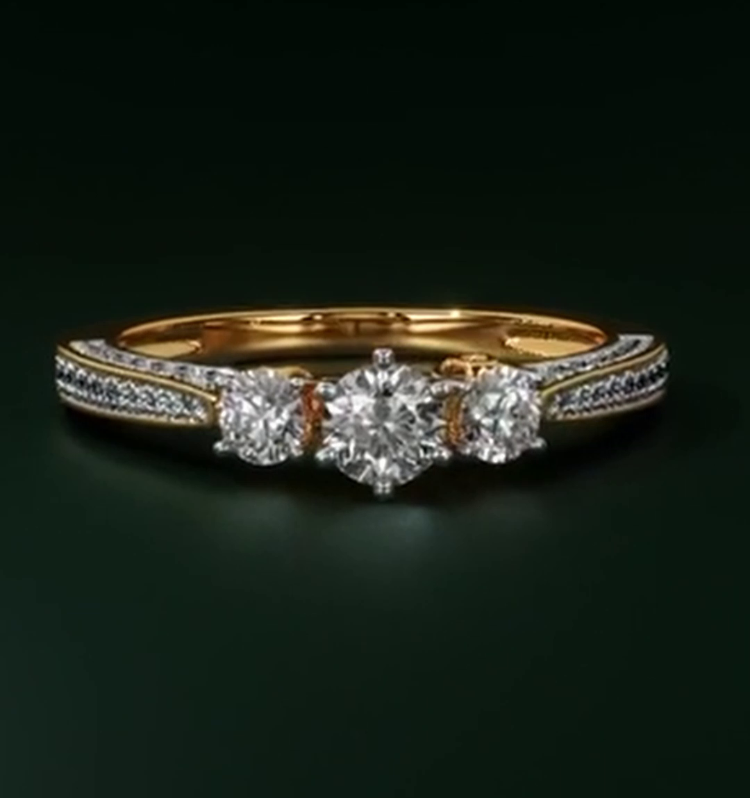 Solara Trio Diamond Ring