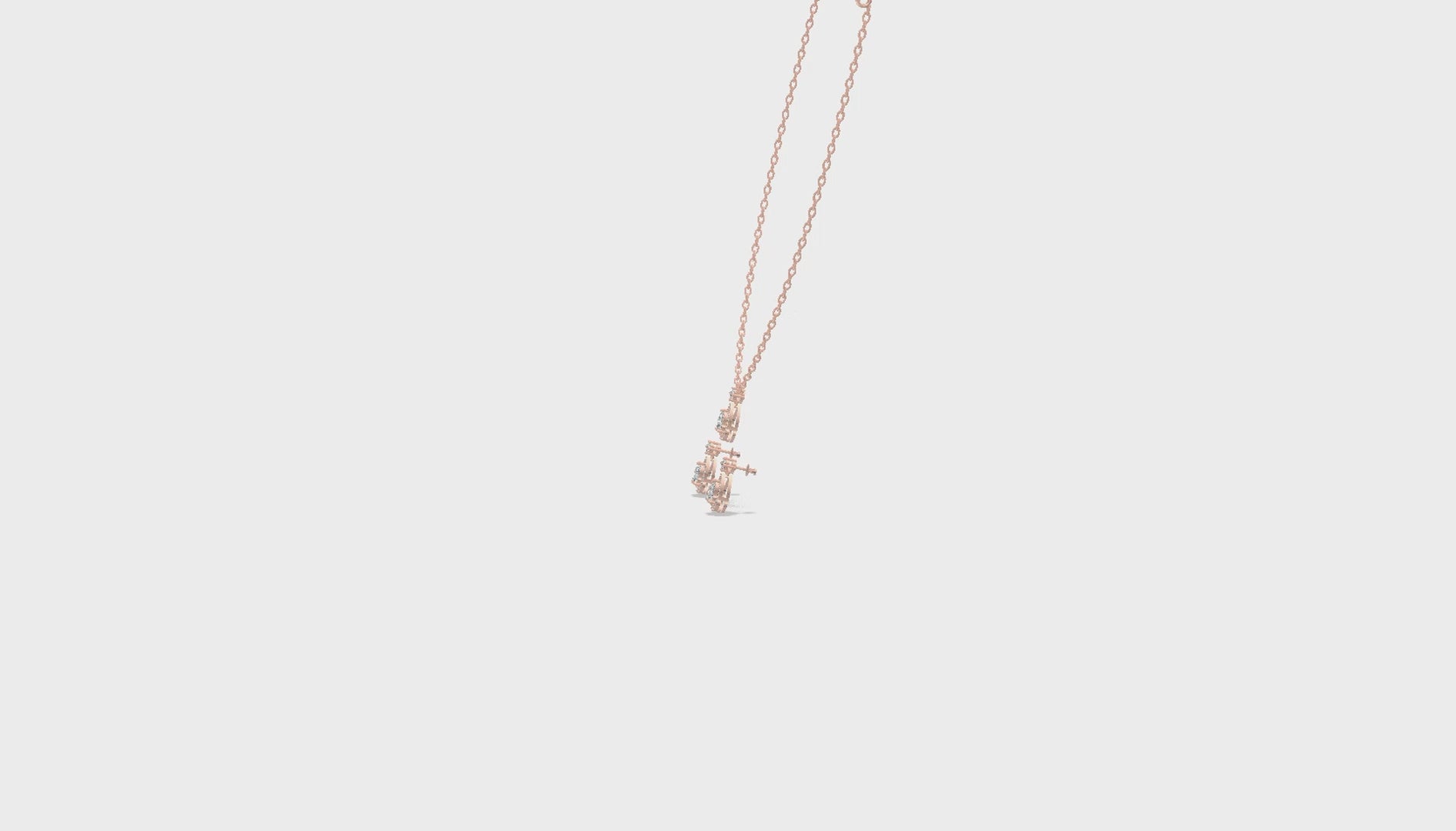 Lumina Teardrop Chain Set Trio Gold