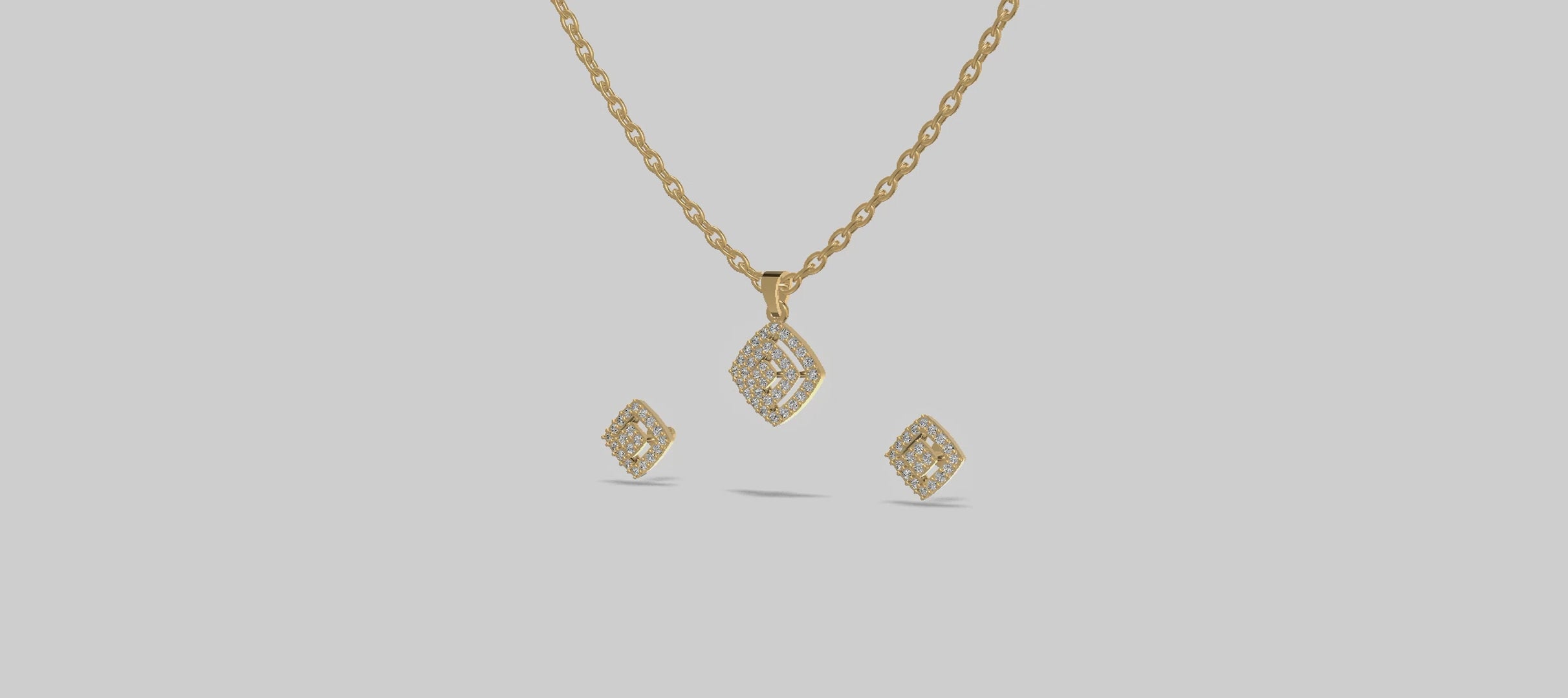 Aurora Sparkle Pendant Set