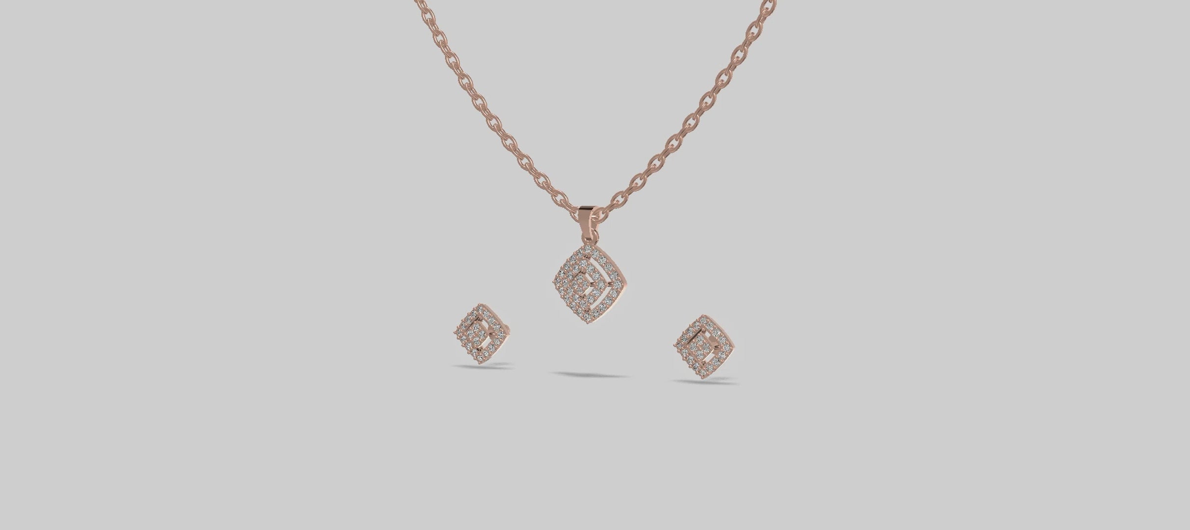 Aurora Sparkle Pendant Set