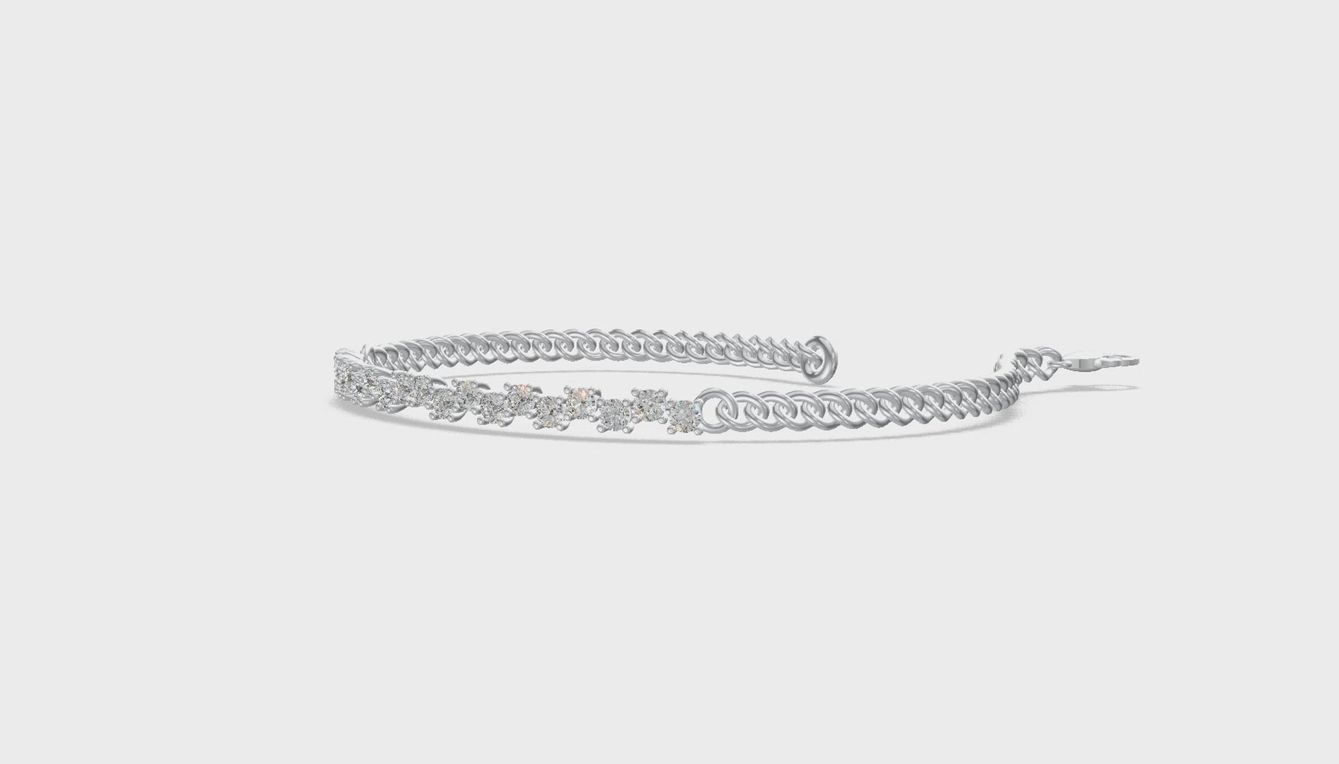 Classic Sparkle Tennis Bracelet Silver