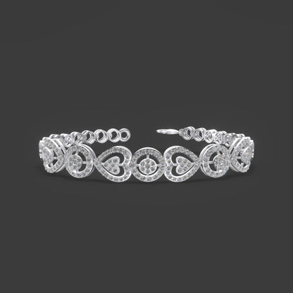 Hearts of Harmony Diamond Bracelet Gold