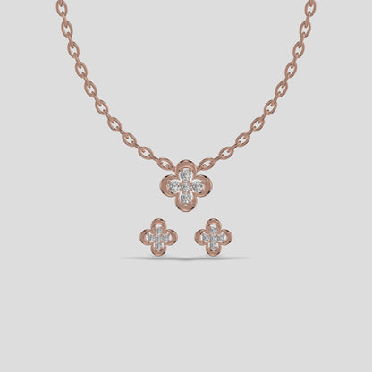 Blossom Radiance Chain Set Gold
