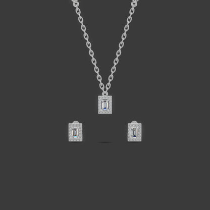 Tri-Node Architectural Chain Set Silver