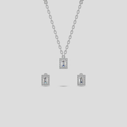 Tri-Node Architectural Chain Set Silver