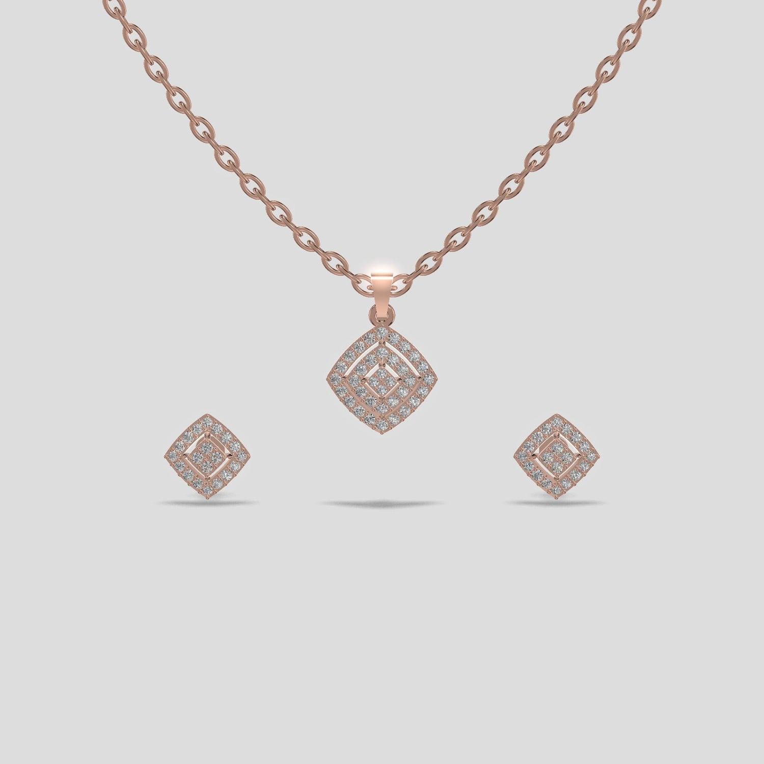 Aurora Sparkle Pendant Set