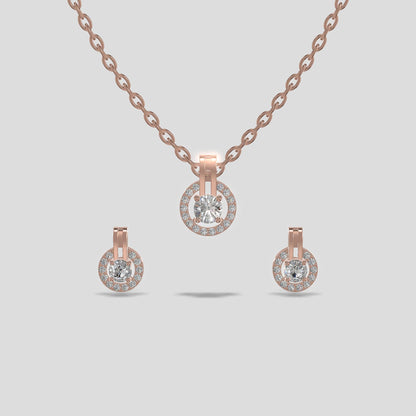 Celestial Halo Chain Set Gold