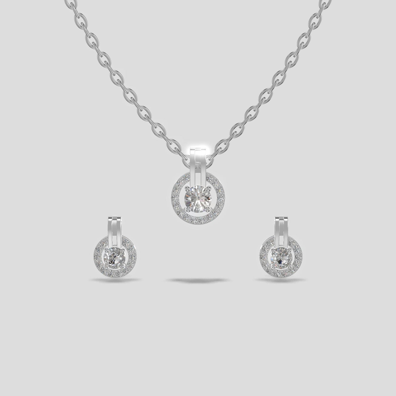 Celestial Halo Chain Set Platinum