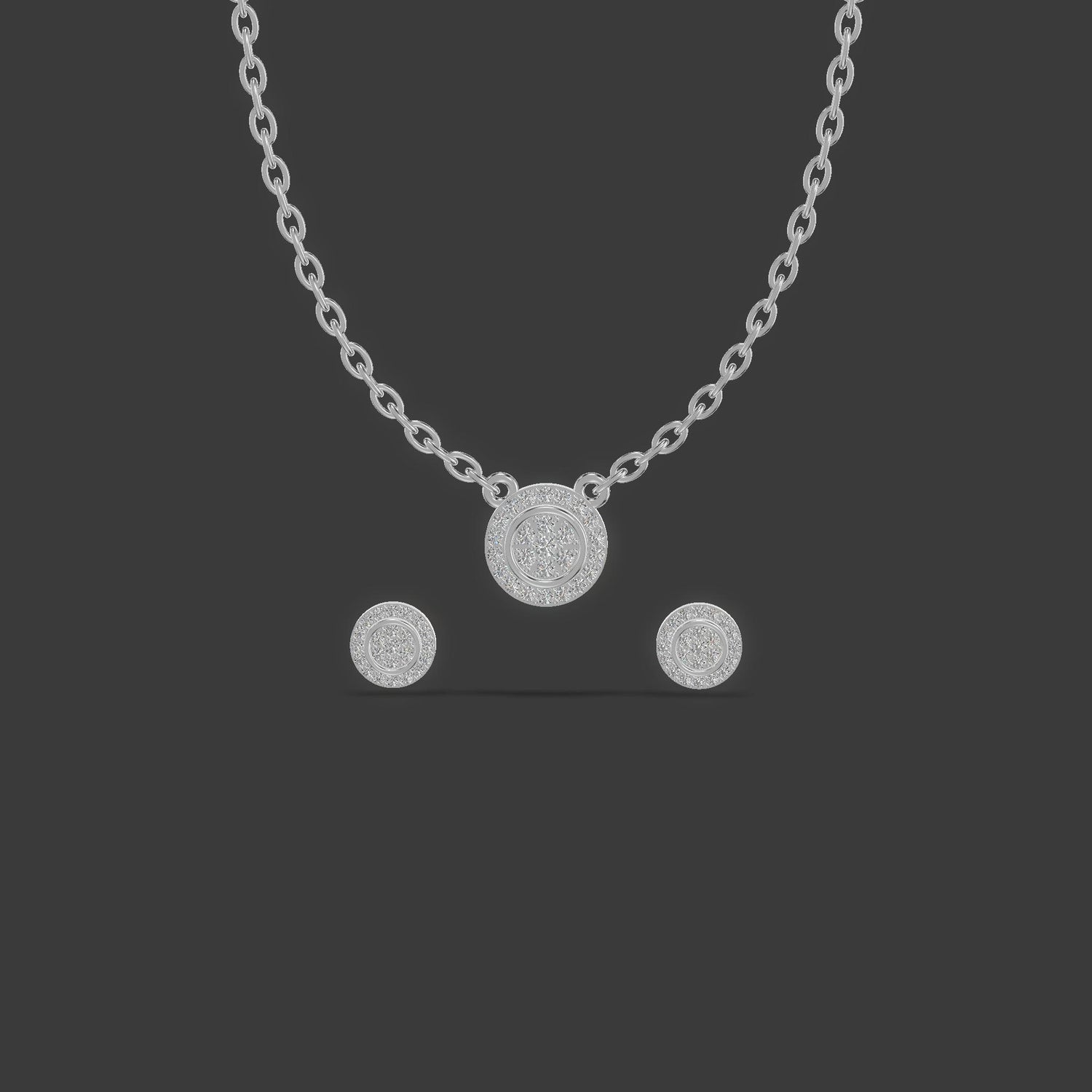 Elysian Harmony Trifecta Necklace Gold