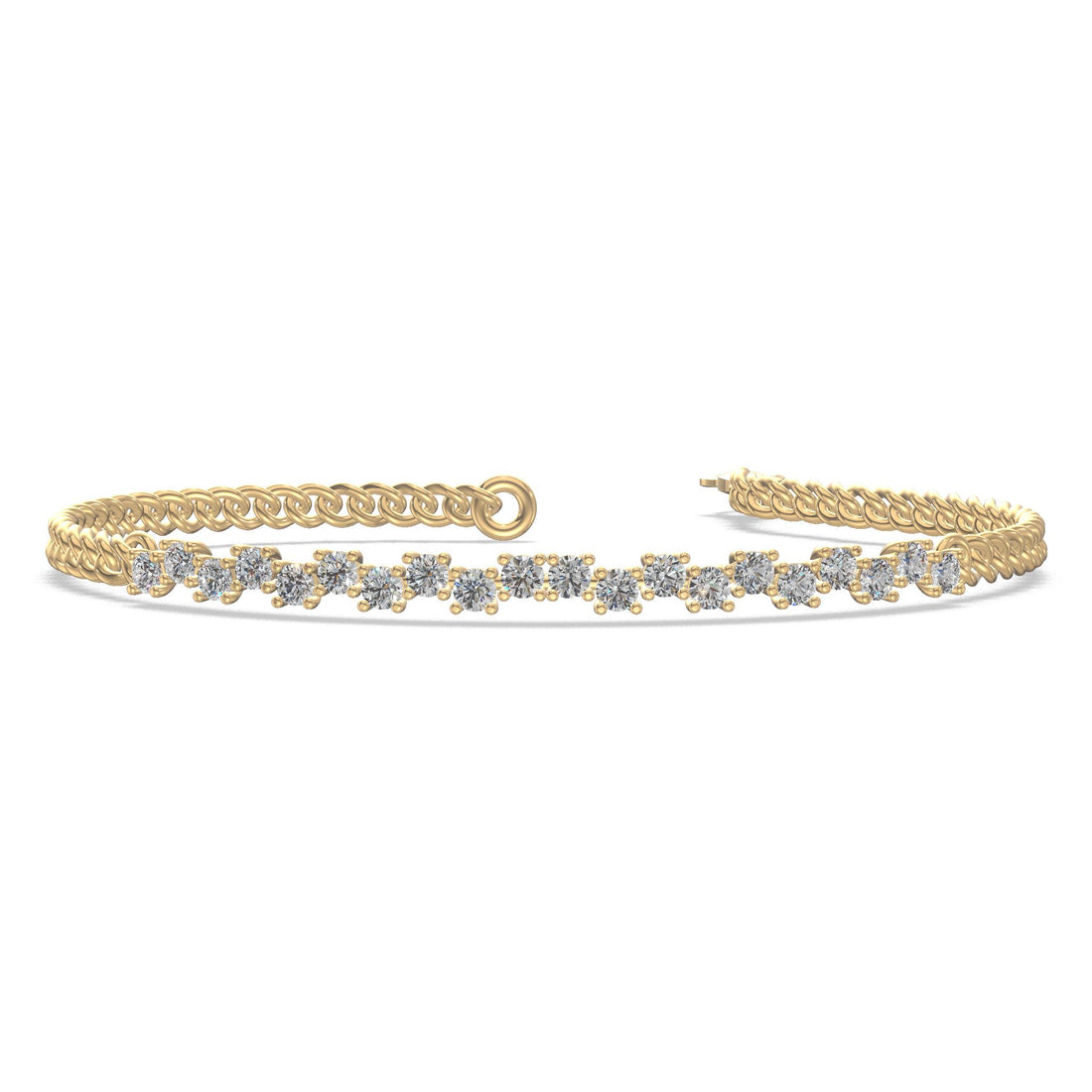 Classic Sparkle Tennis Bracelet Gold