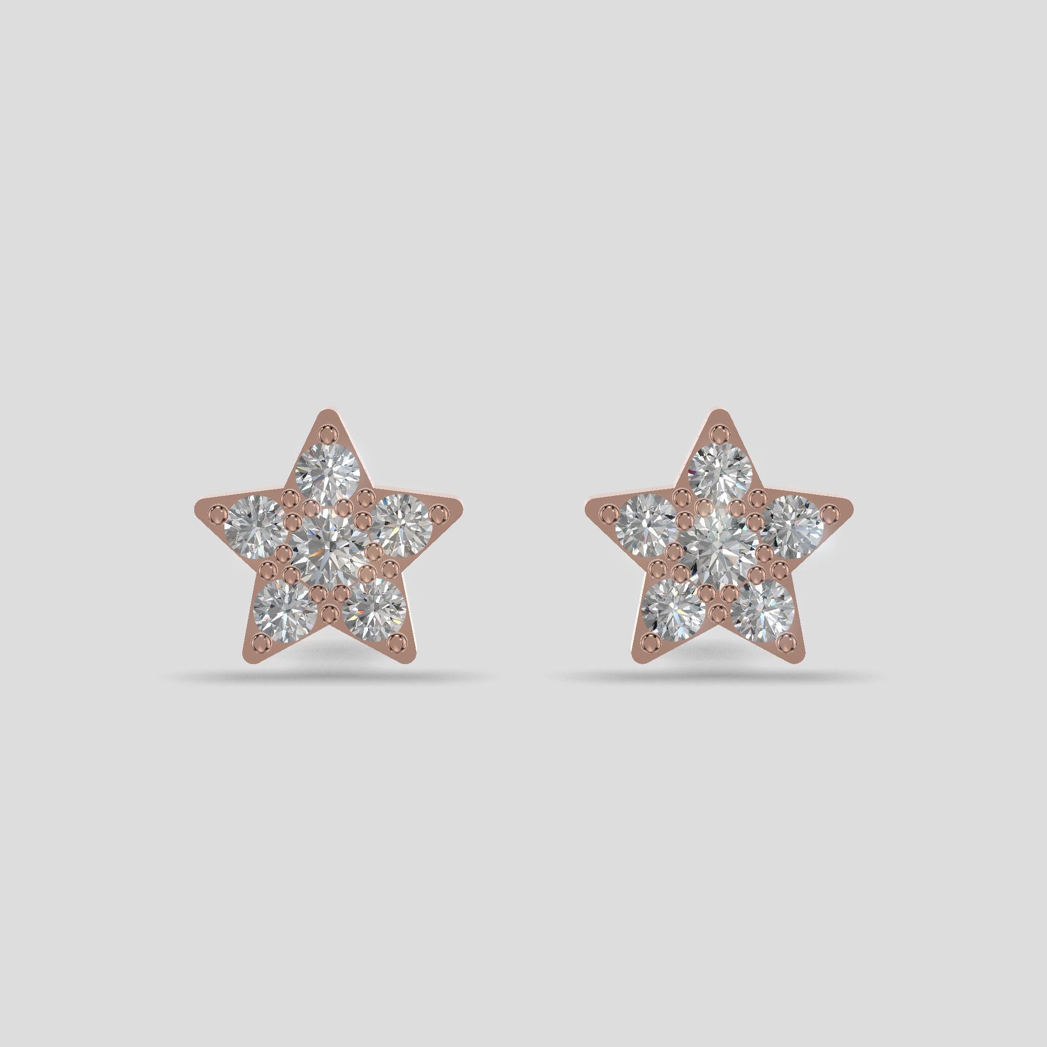 Radiant Starburst Earrings Gold