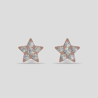 Radiant Starburst Earrings Gold