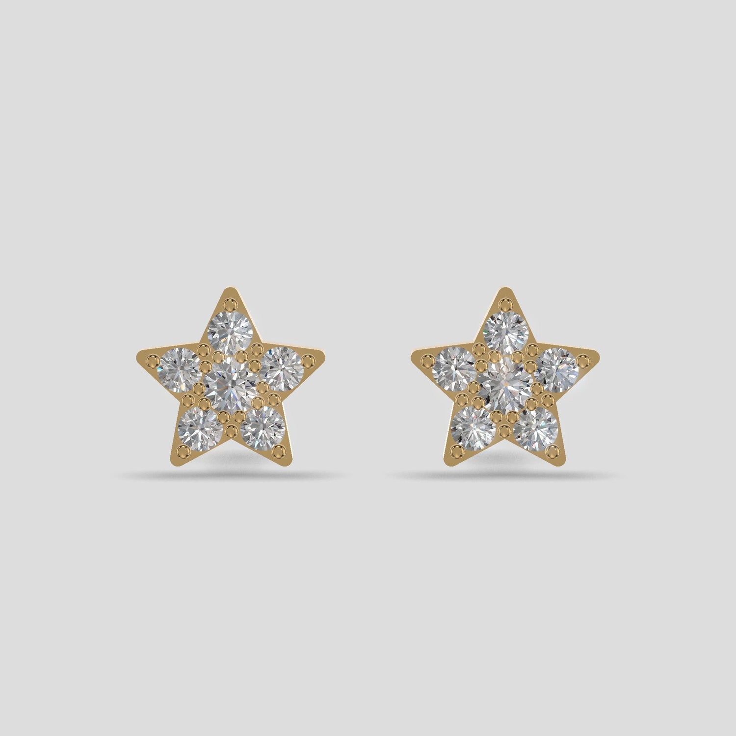 Radiant Starburst Earrings Gold