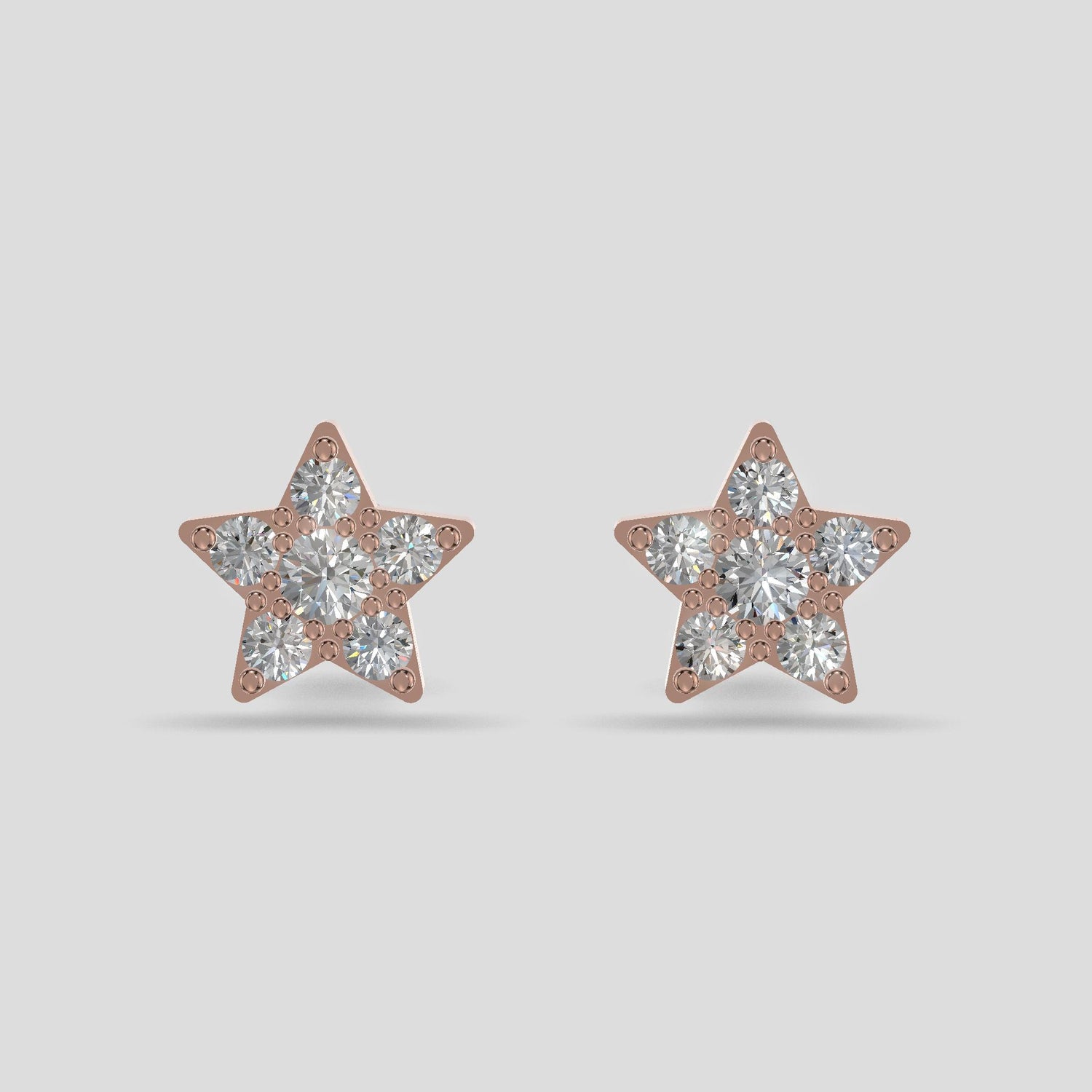 Celestial Star Earrings Gold