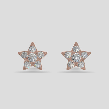 Celestial Star Earrings Gold