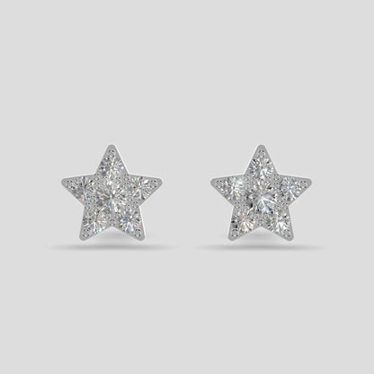 Celestial Star Earrings Gold