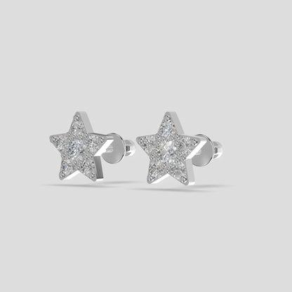 Celestial Star Earrings Gold