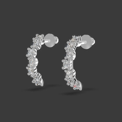 Celeste Linea Diamond Earrings Gold