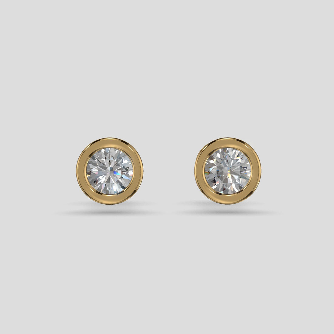 Midnight Halo Earrings Gold