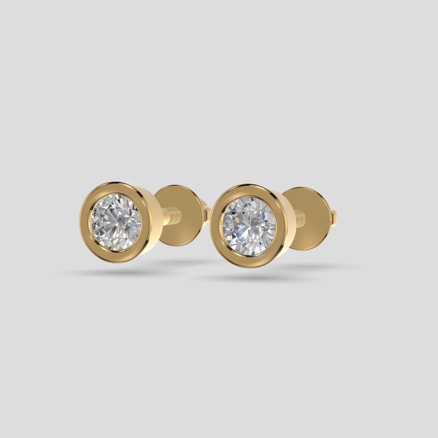 Midnight Halo Earrings Gold