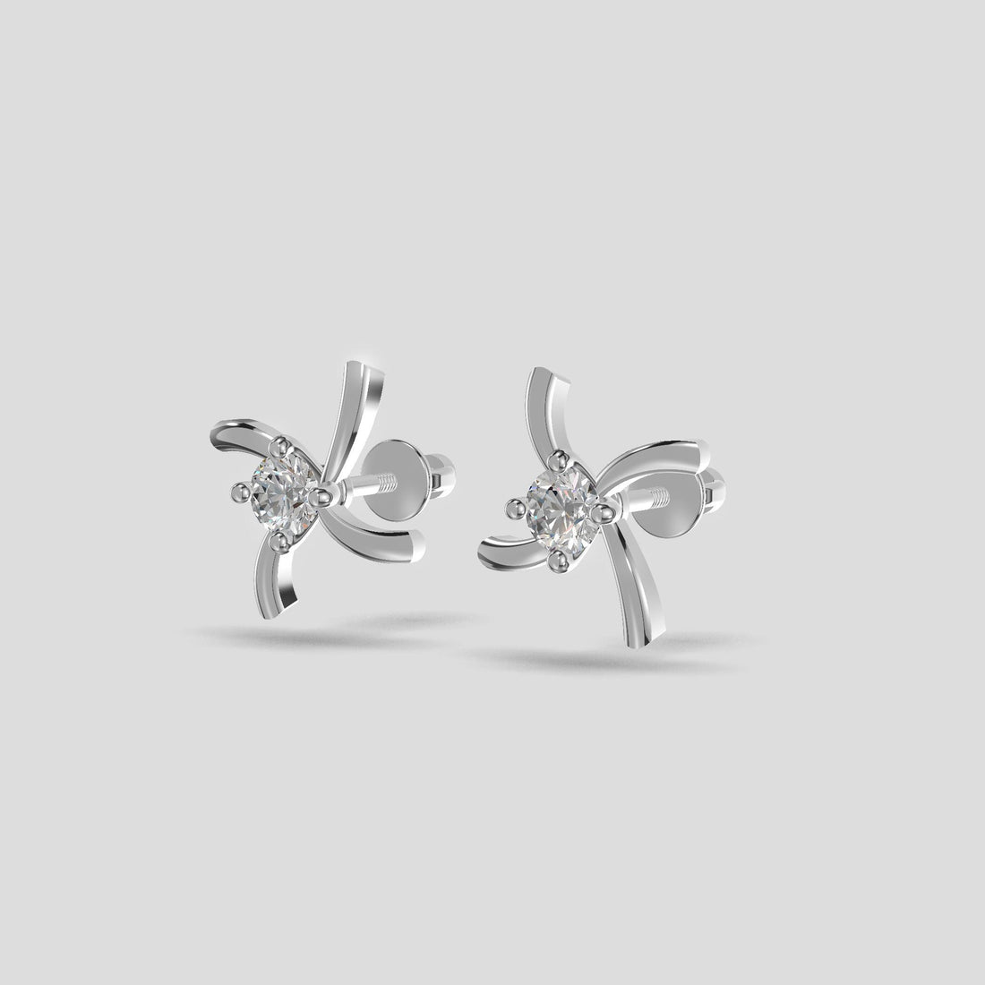 Sapphire Bloom Studs Silver