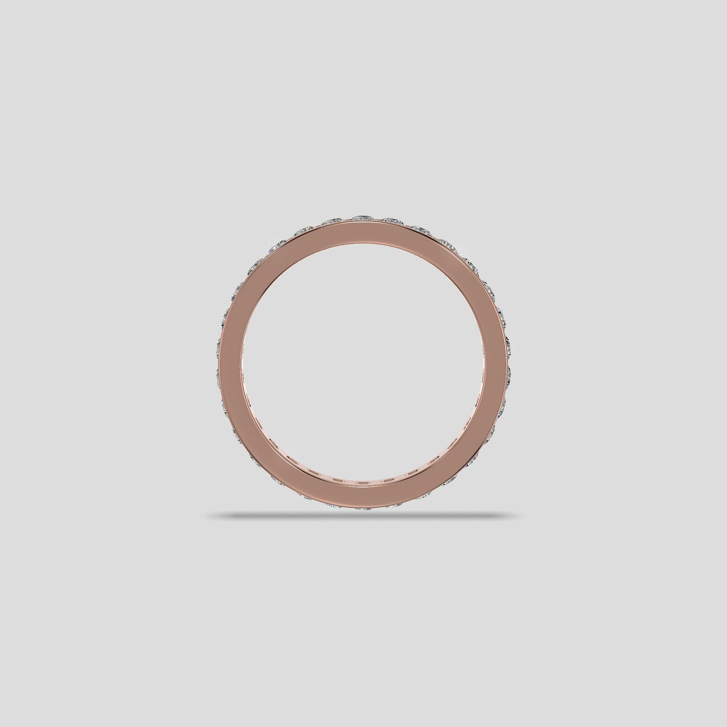 Radiant Diamond Eternity Band Gold