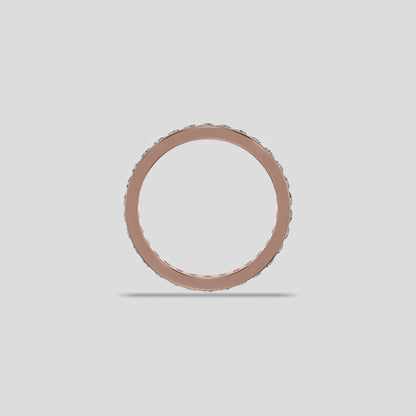 Radiant Diamond Eternity Band Gold