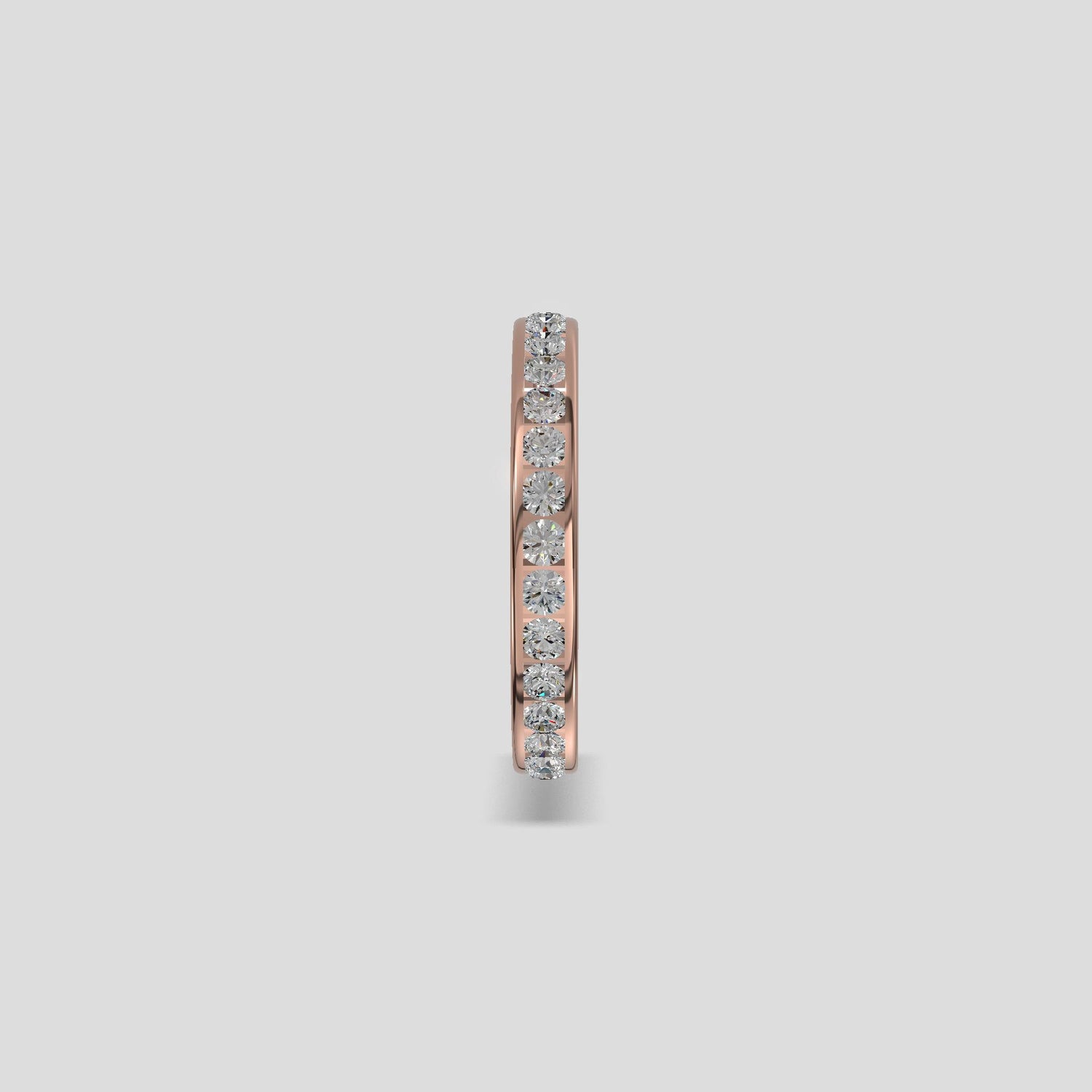 Radiant Diamond Eternity Band Gold