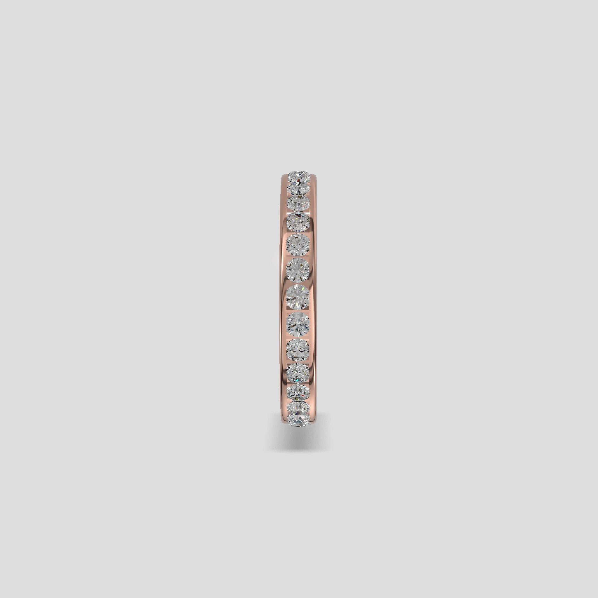 Radiant Diamond Eternity Band Gold