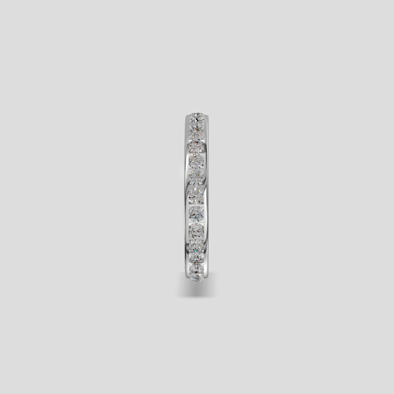 Radiant Diamond Eternity Band Platinum