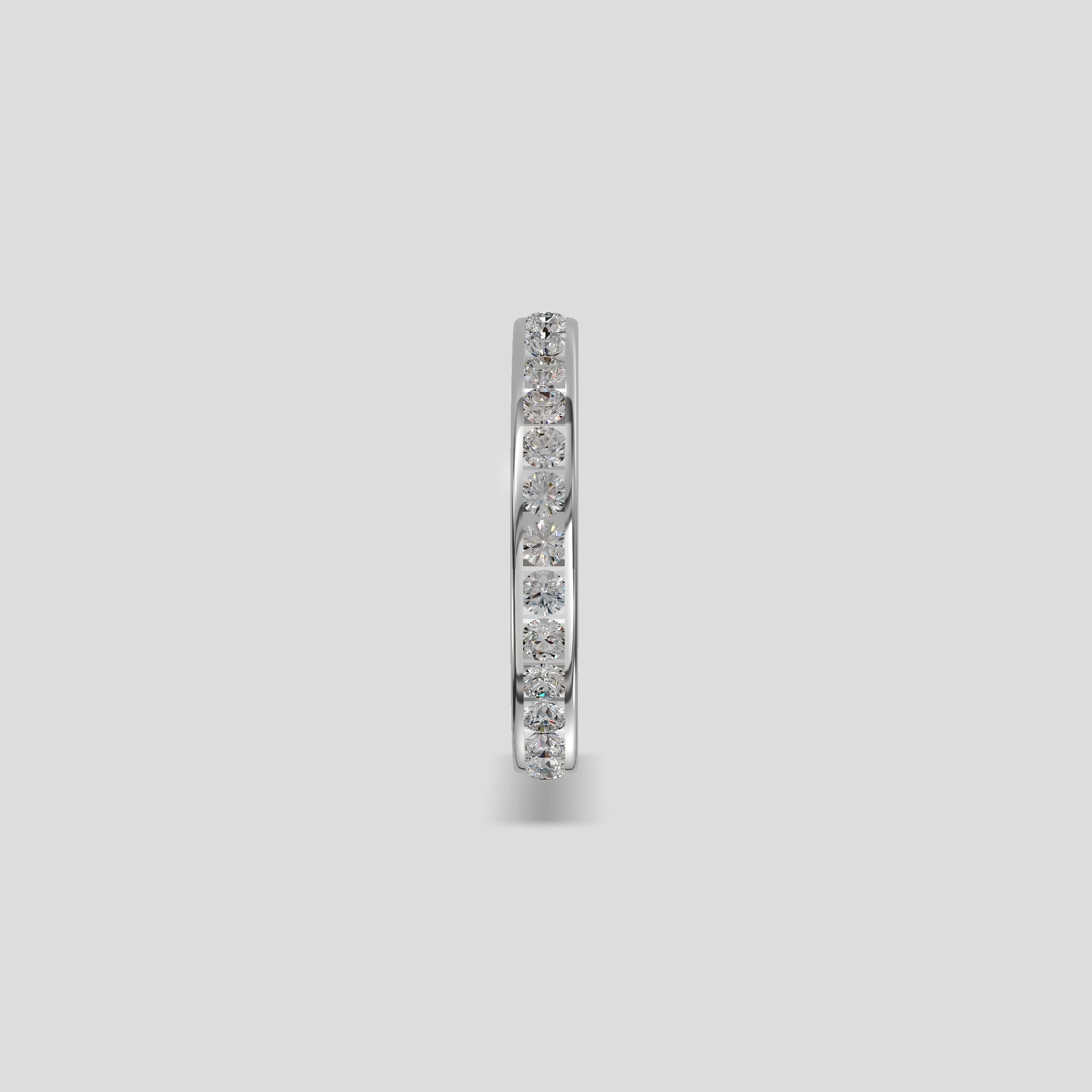 Radiant Diamond Eternity Band Platinum