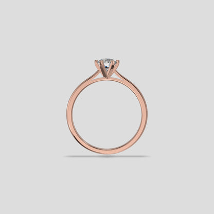 Classic Solitaire Ring Gold