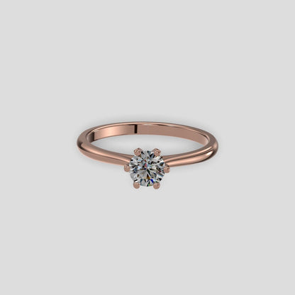 Classic Solitaire Ring Gold