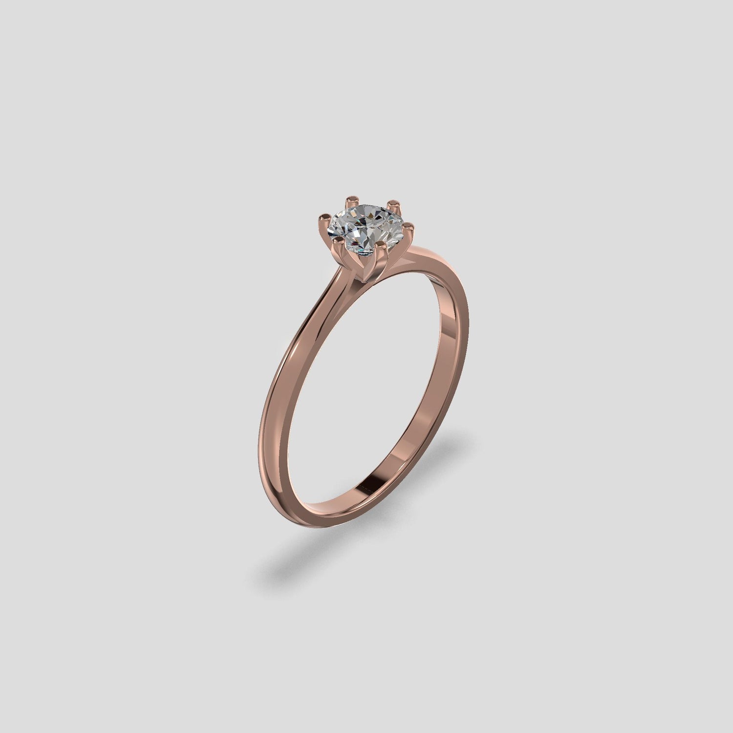 Classic Solitaire Ring Gold