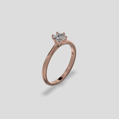 Classic Solitaire Ring Gold