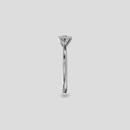 Classic Solitaire Ring Platinum